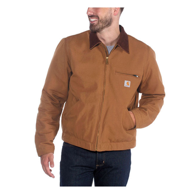 carhartt detroit jacket brown duck
