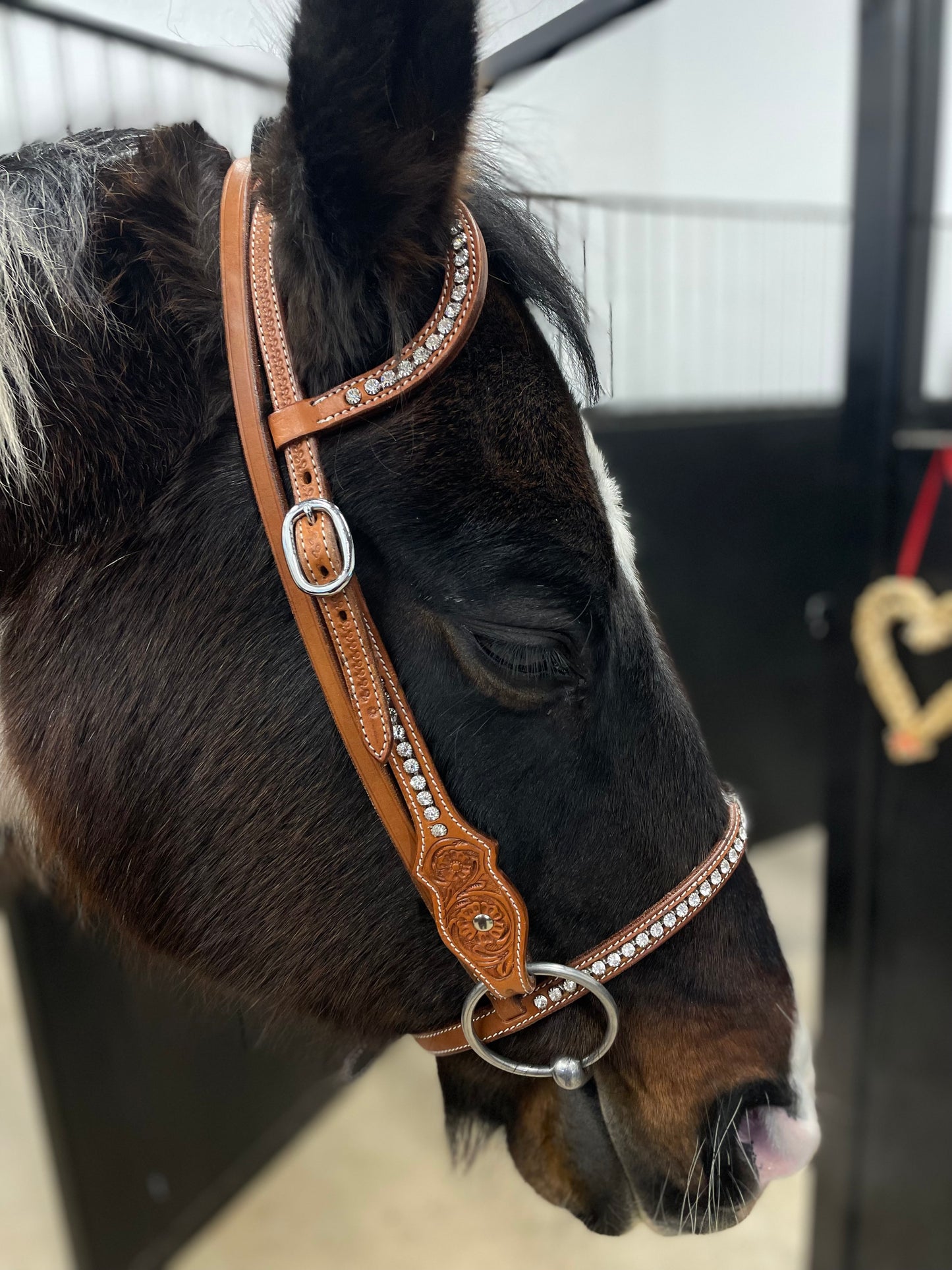 Wildwestrebell Westernträns med två one ears bling ljus