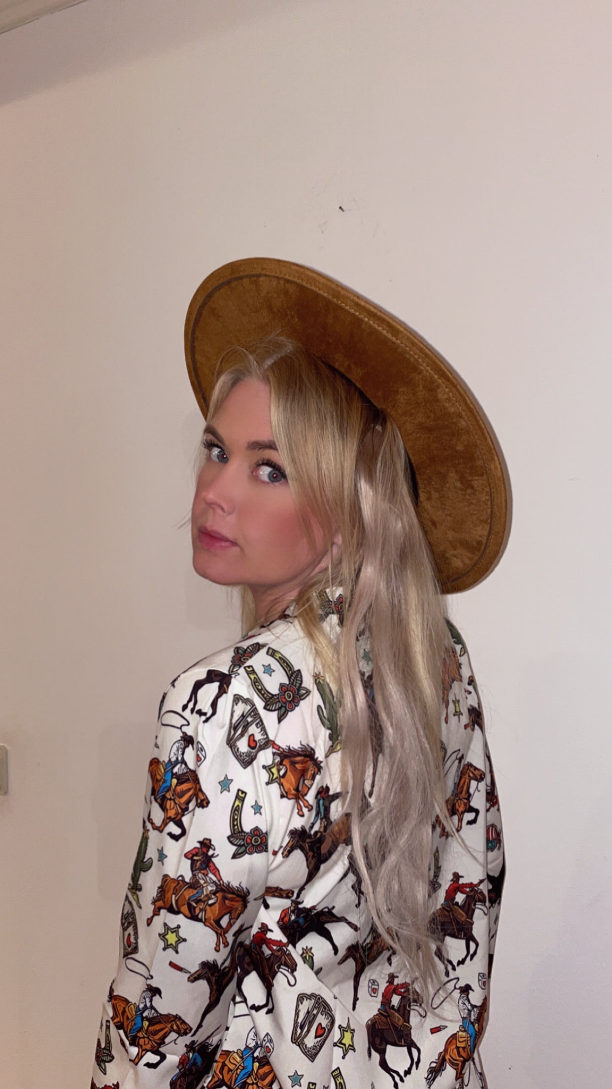 wildwestrebell cowgirl skjorta