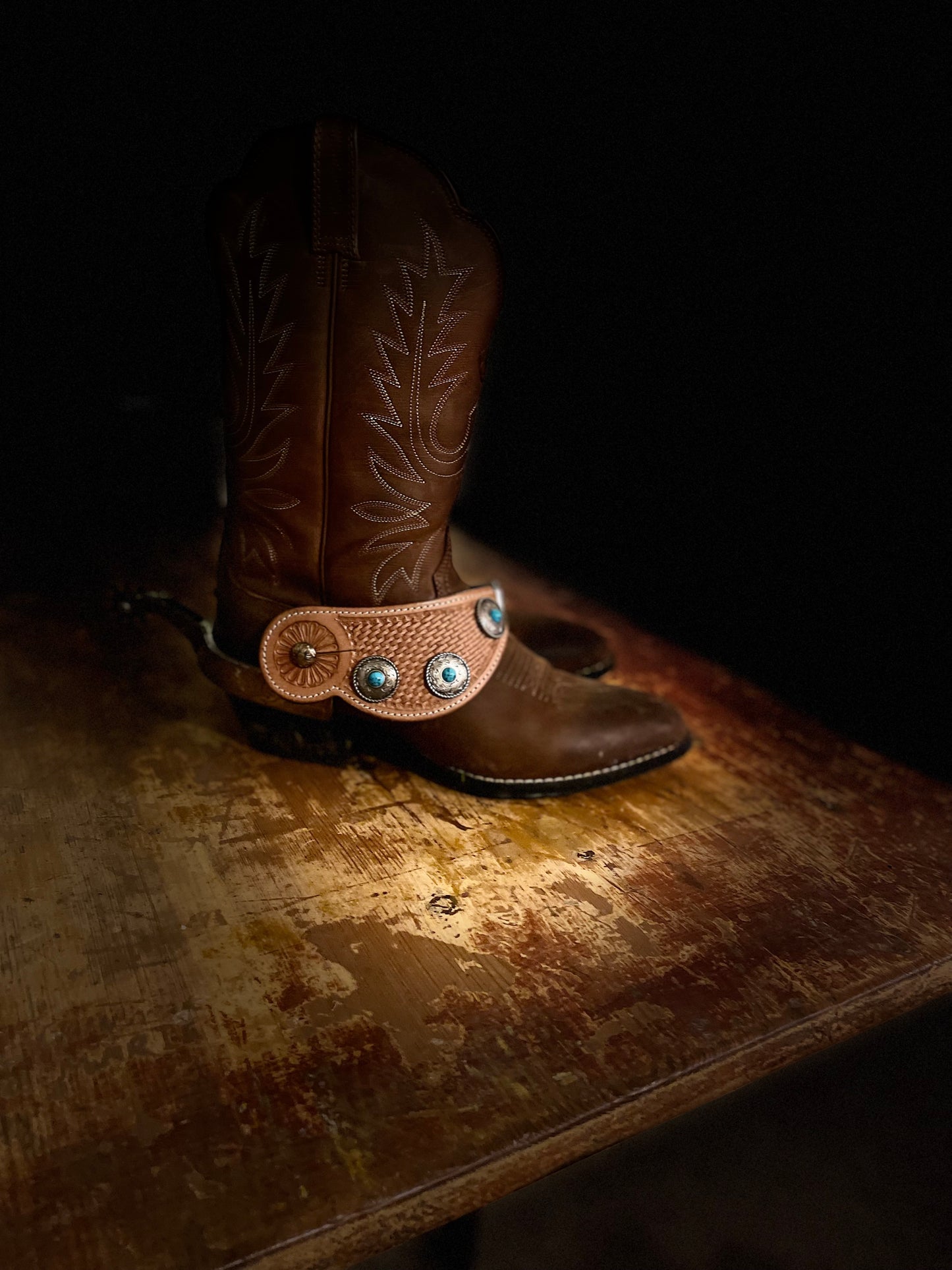 Wwr spurs leather Brown turkos