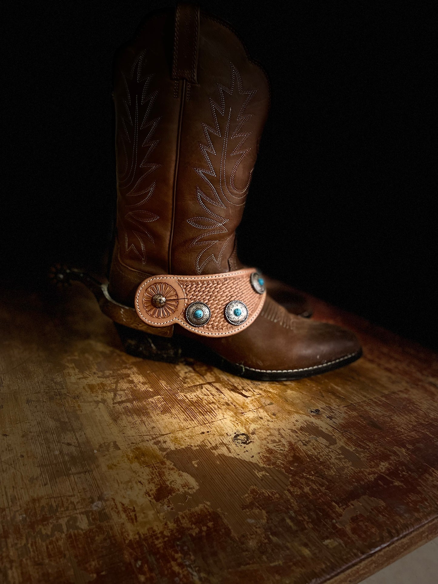 Wwr spurs leather Brown turkos