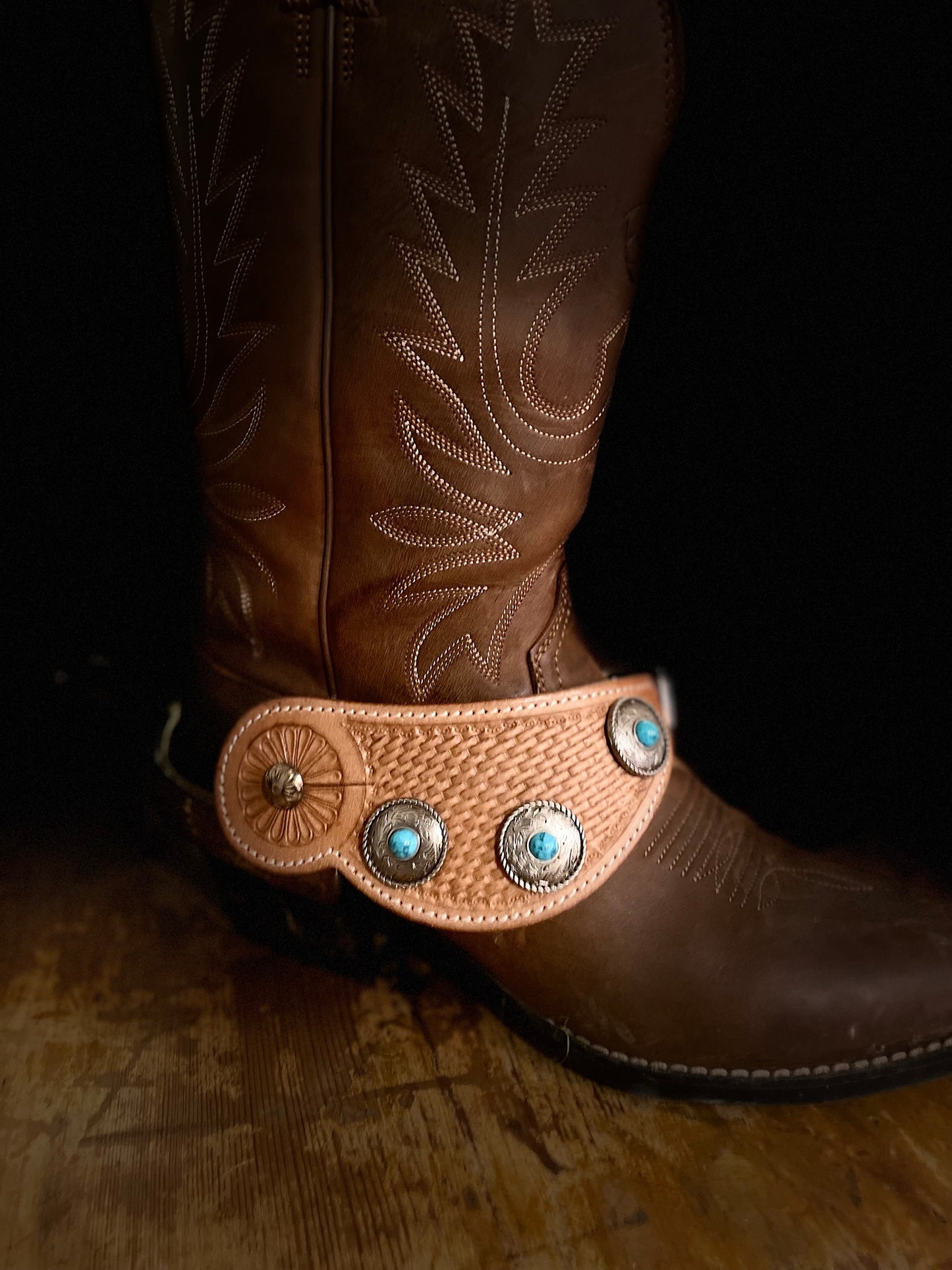 Wwr spurs leather Brown turkos