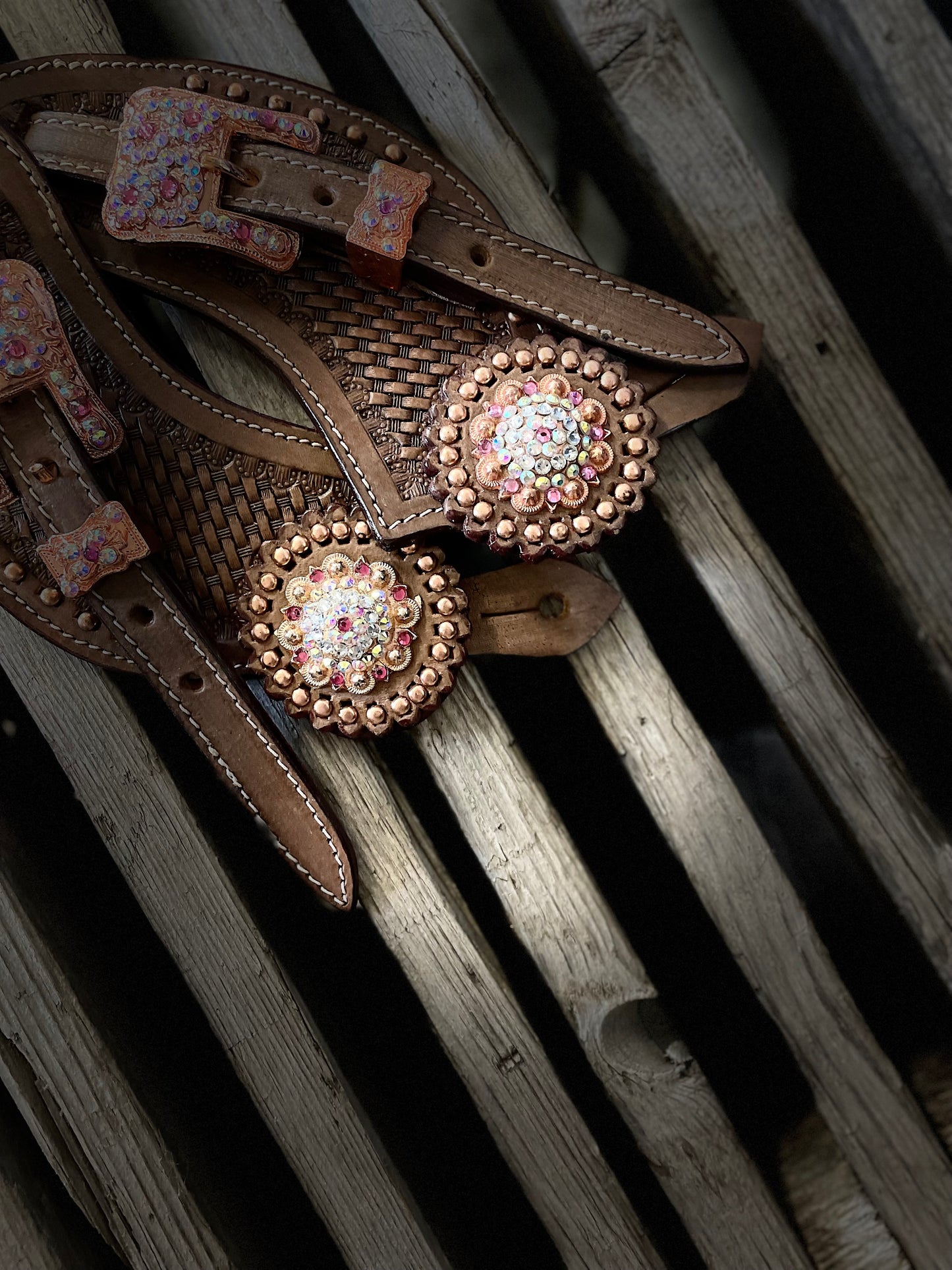 Wwr spurs leather Brown rosé dream