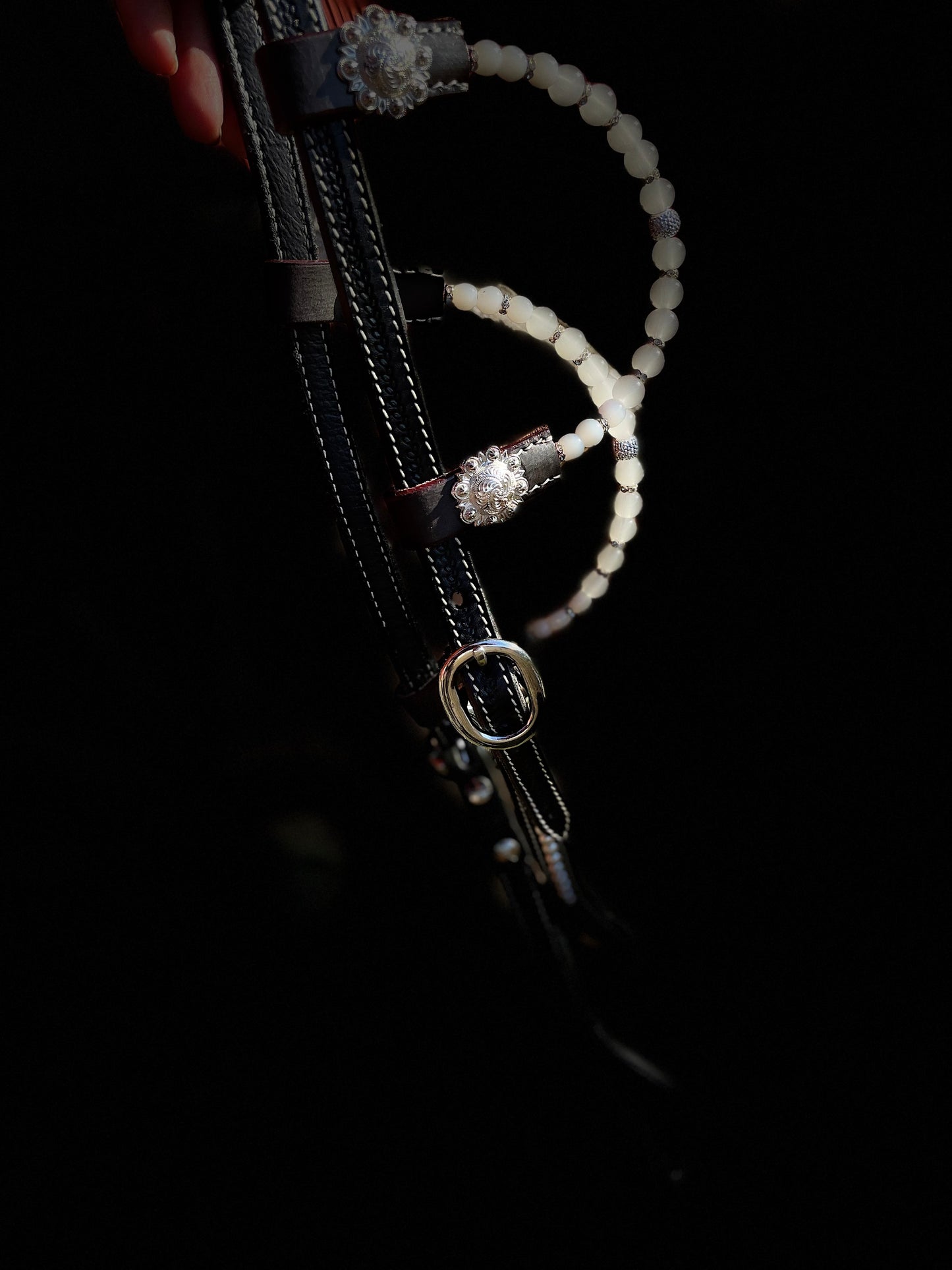 WWR träns black show pearls dreaming 2 ears