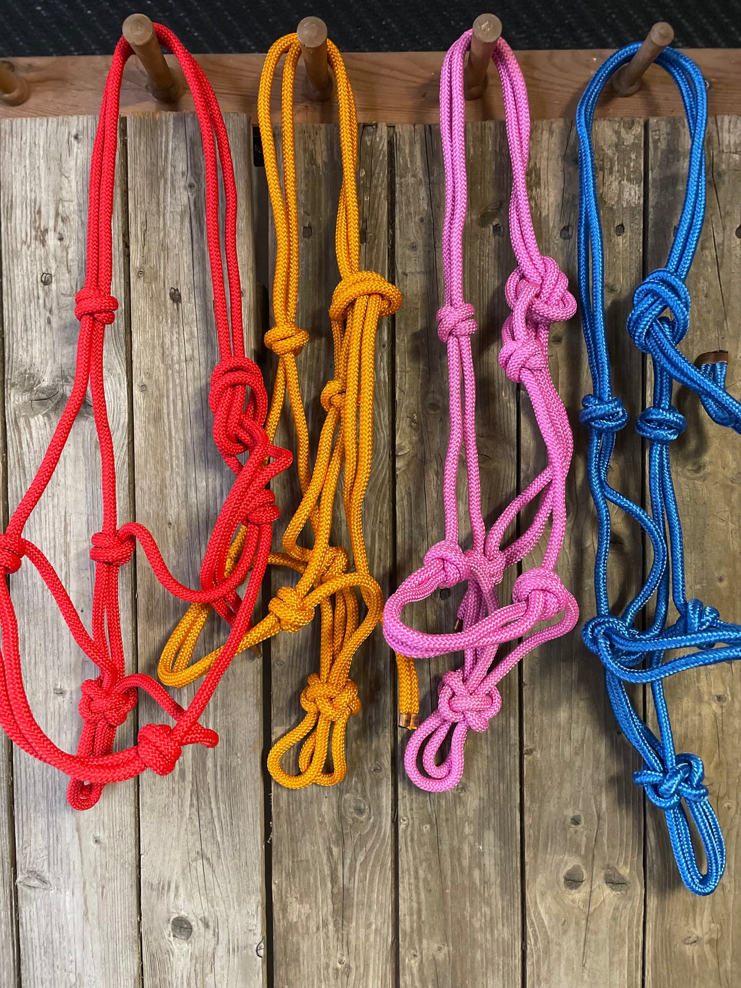 WWR Rope halter different colours