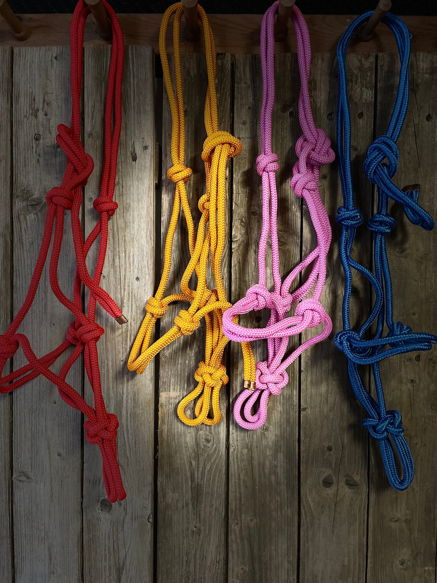 WWR Rope halter different colours