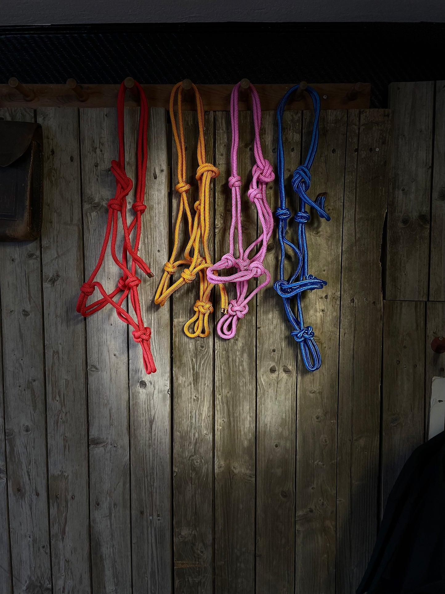 WWR Rope halter different colours