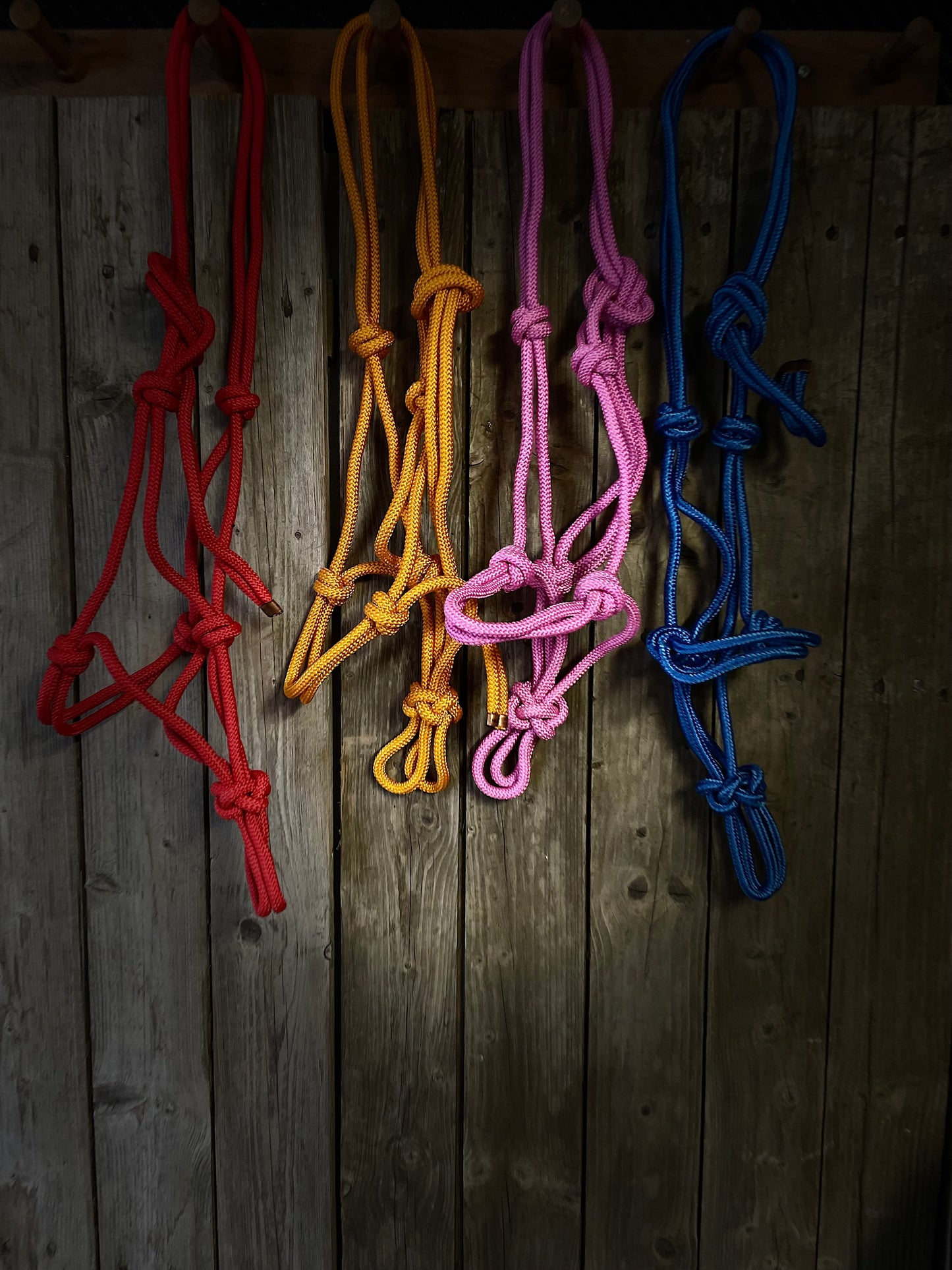 WWR Rope halter different colours