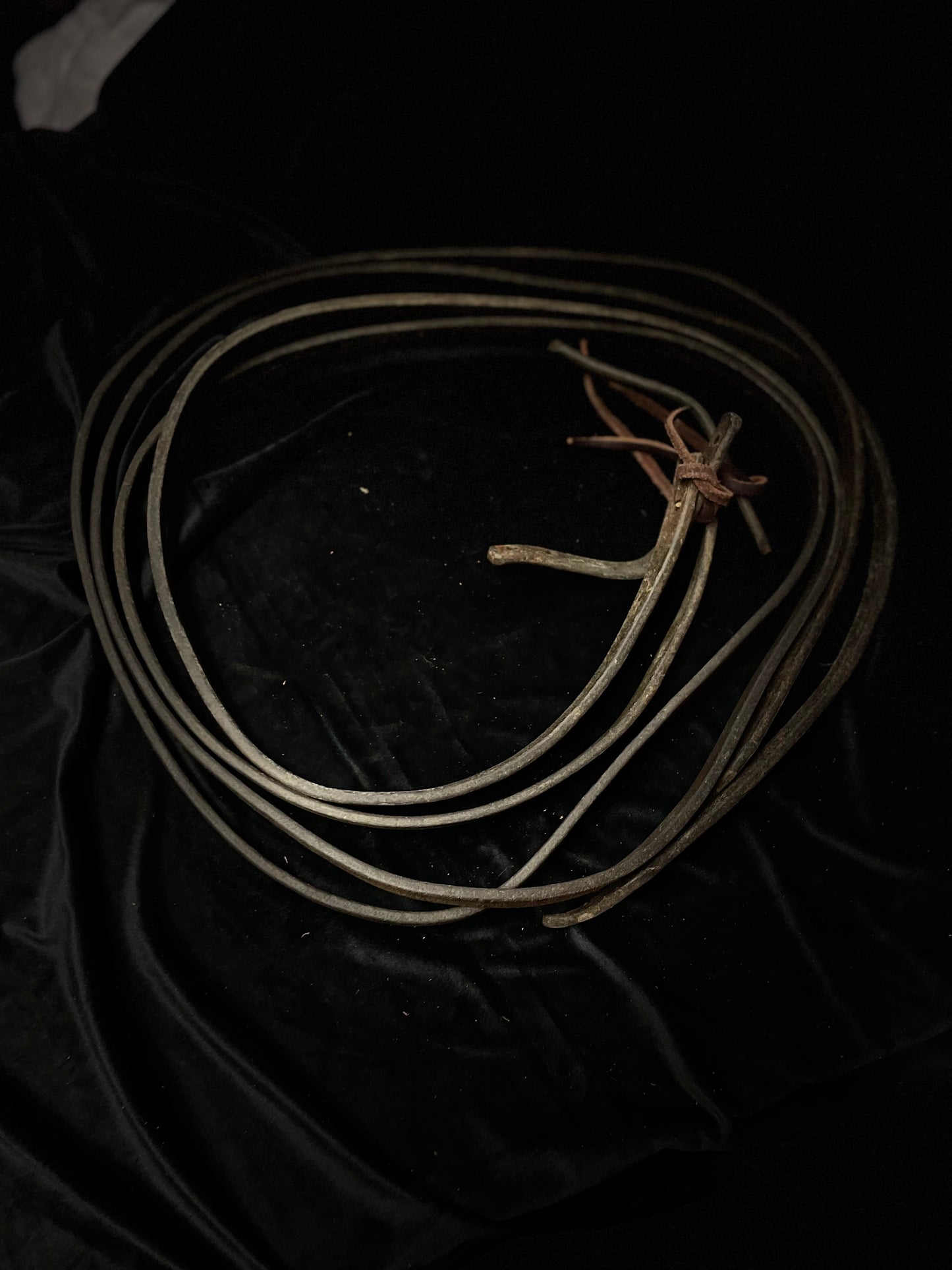 Wwr reins läder tyglar vintage