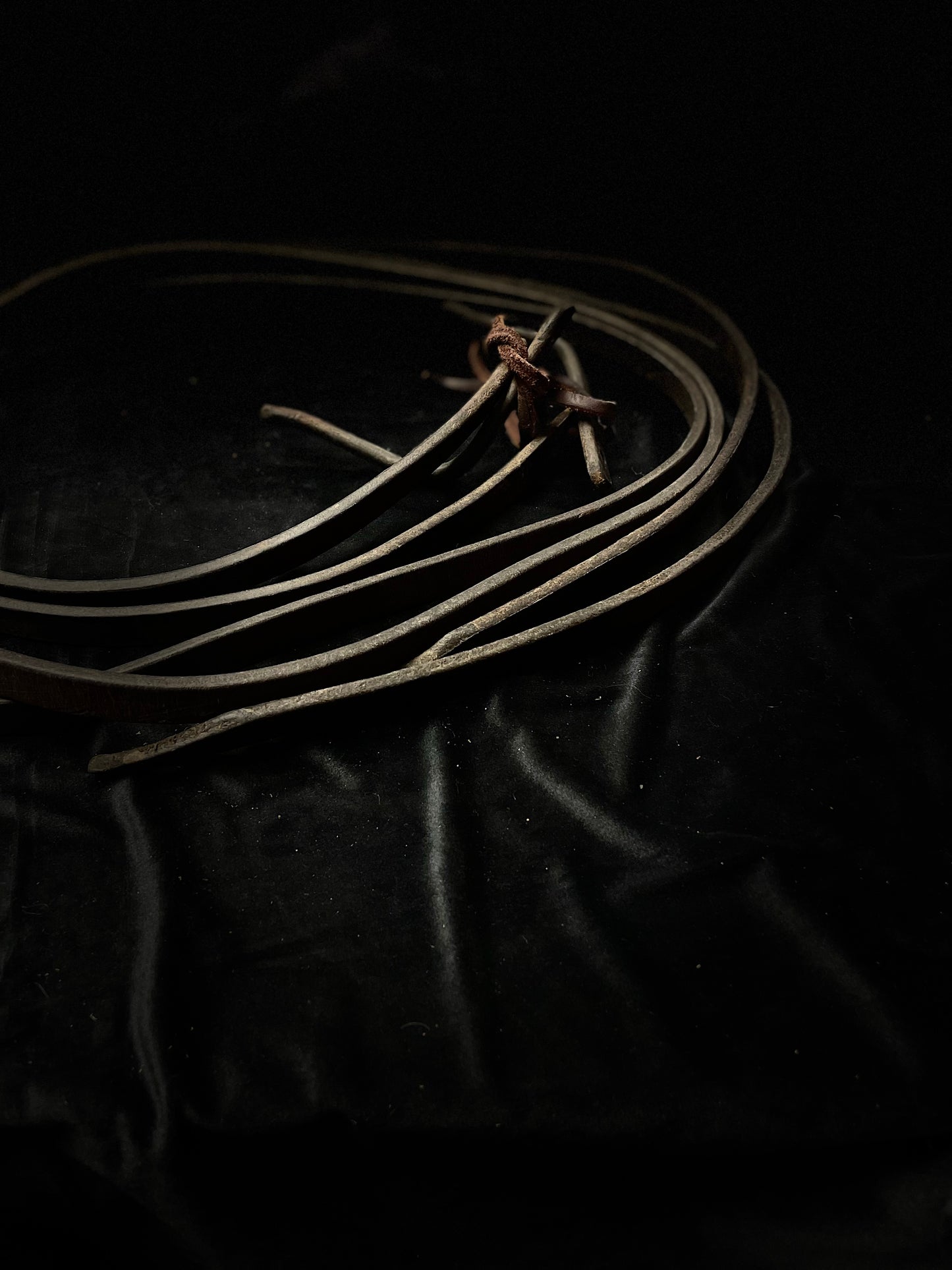 Wwr reins läder tyglar vintage