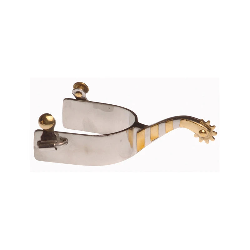 Wwr sporrar SS SPURS W/BRASS TRIMS