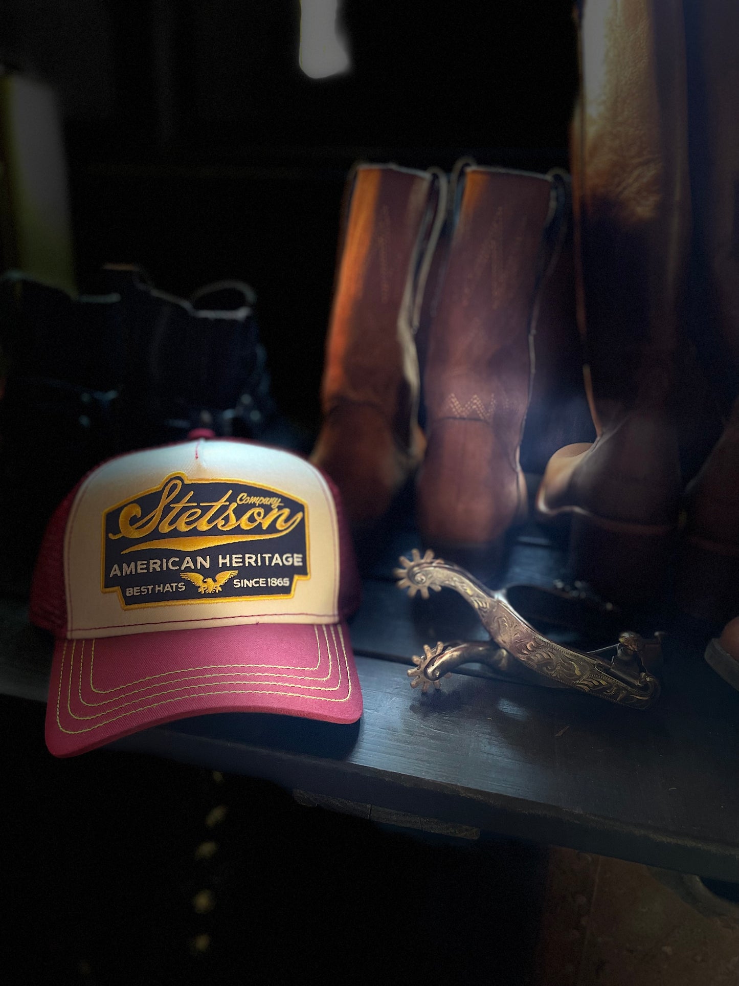 Stetson klassisk maroon