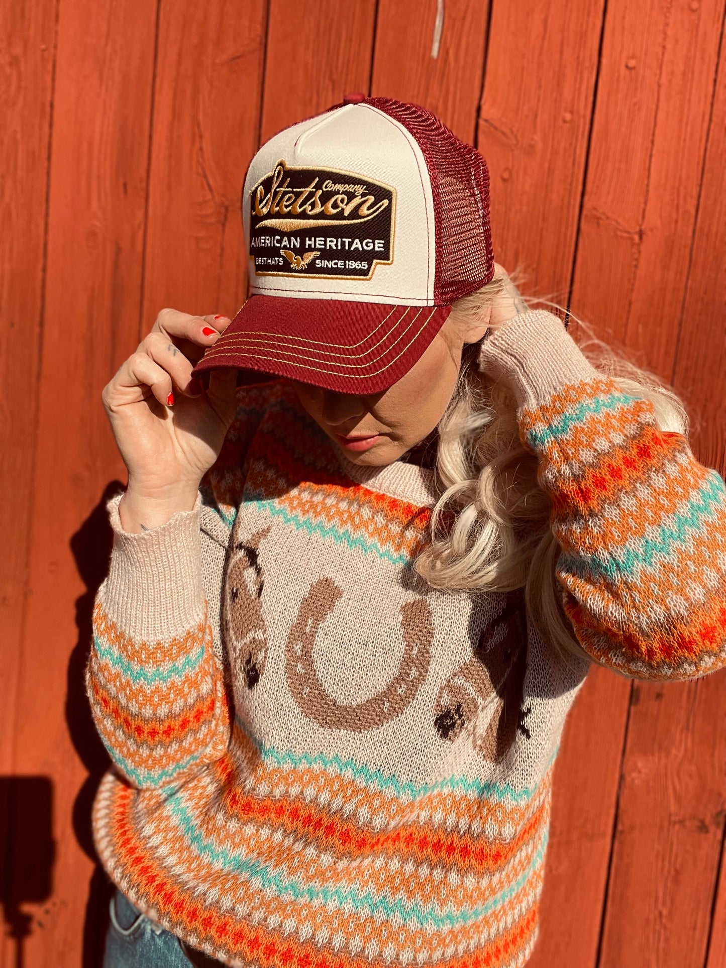Stetson klassisk maroon