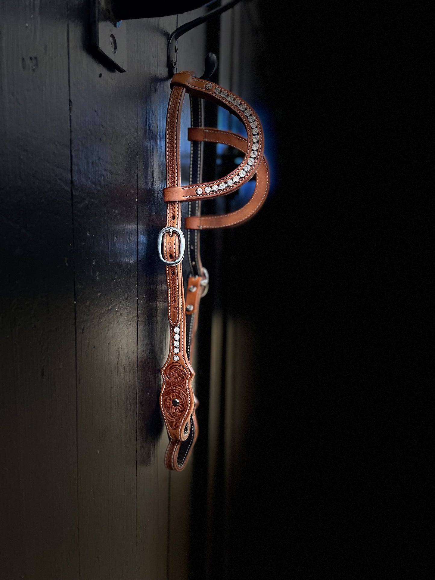 Wildwestrebell Westernträns med två one ears bling ljus