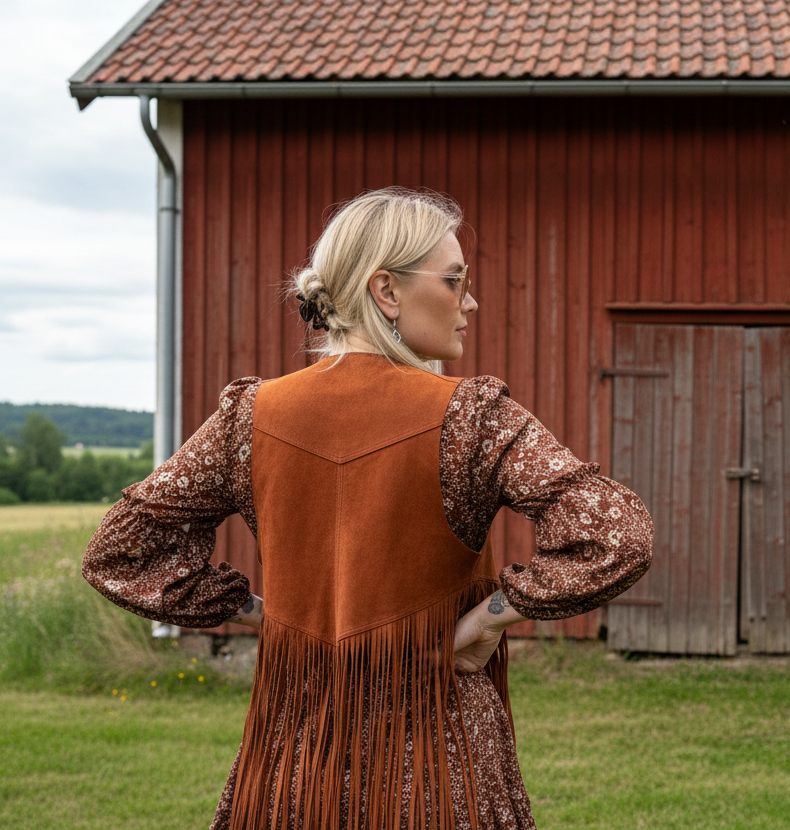 wildwestrebell cowgirl klänning