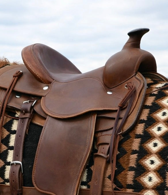 wildwestrebell Ull padd –  i Fårull med Fleece och Shock-Absorbering bruna Nyanser