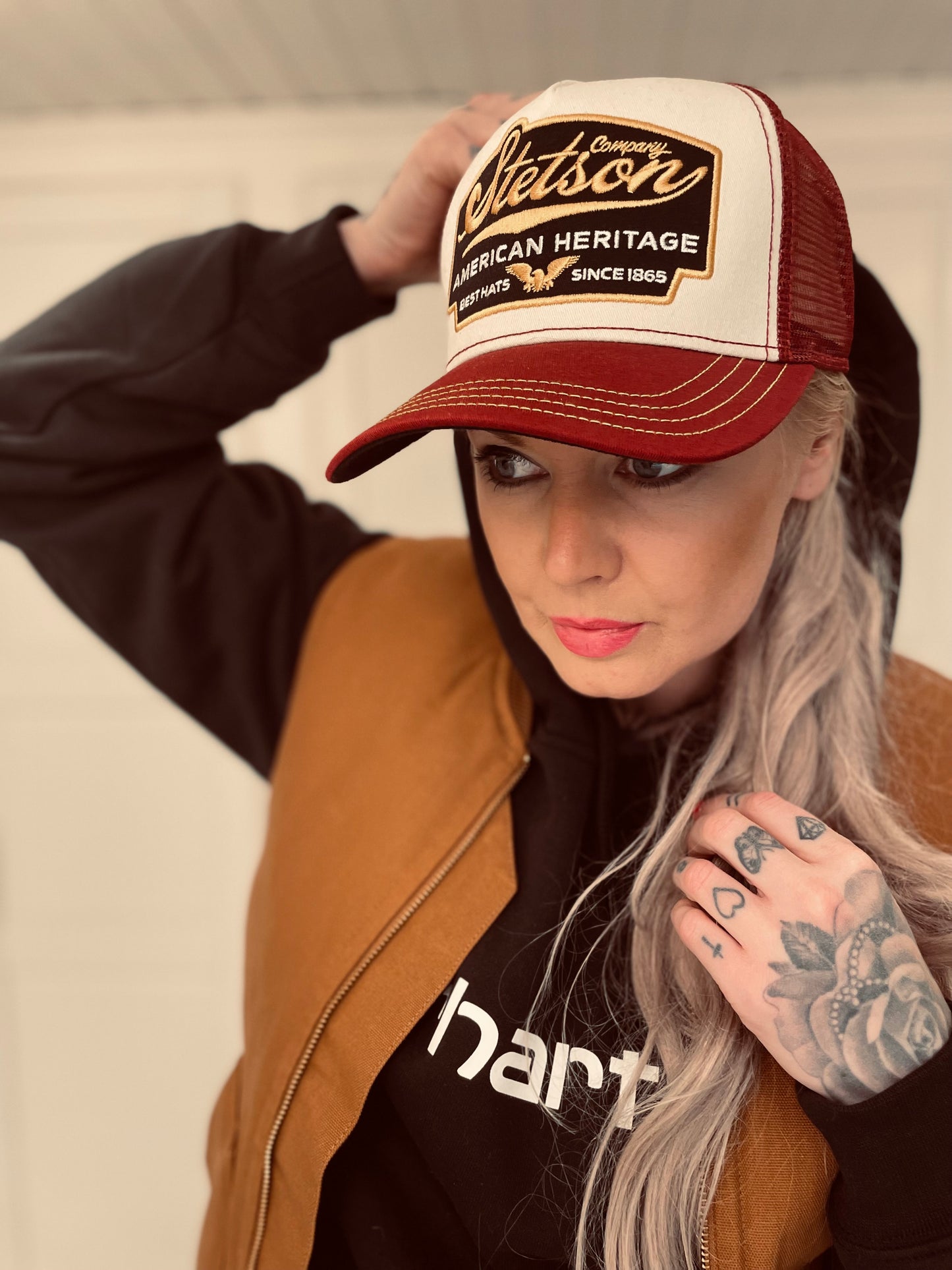 Stetson klassisk maroon