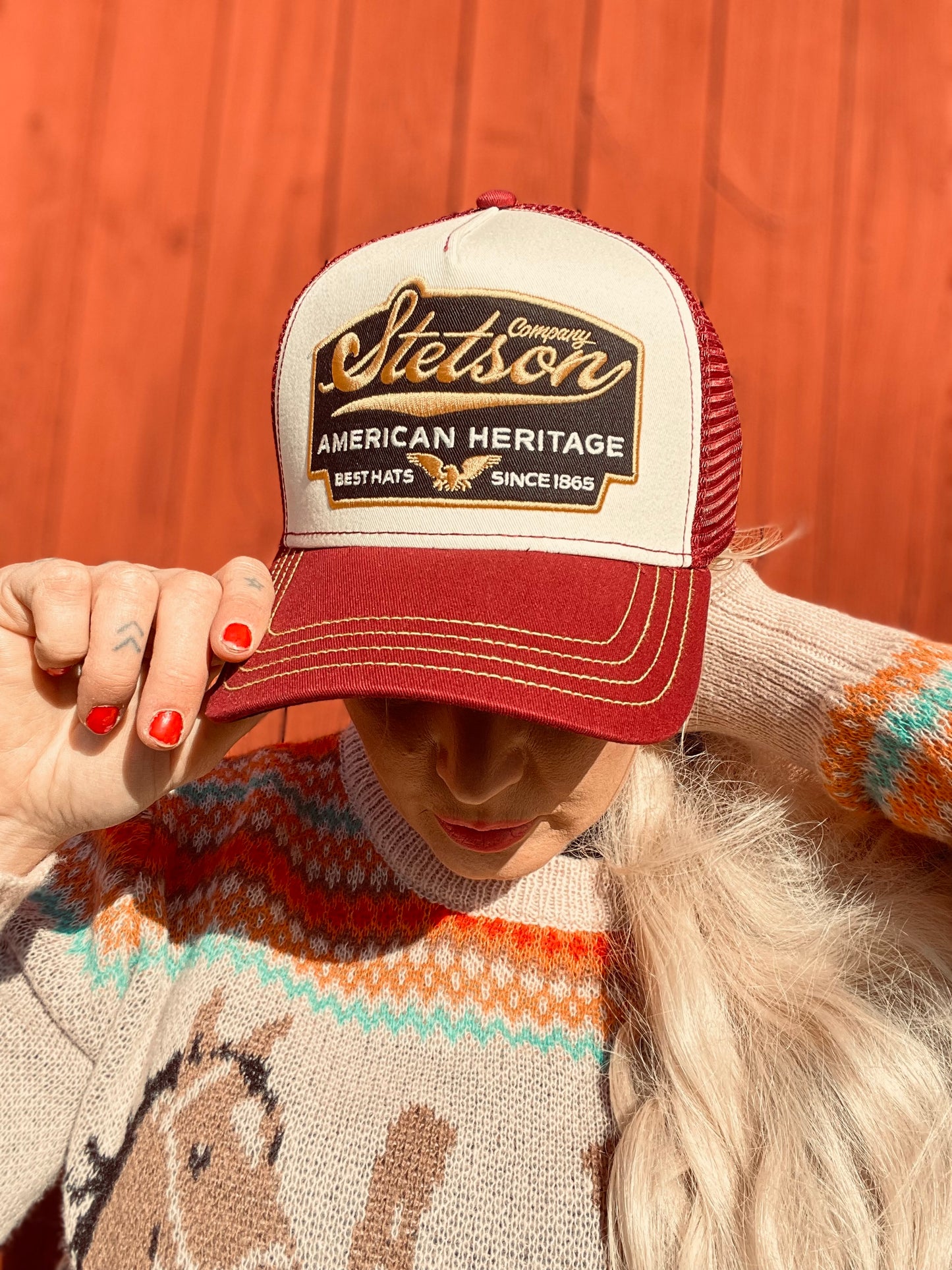 Stetson klassisk maroon