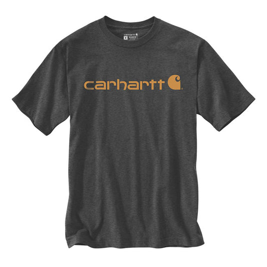 carhartt tshirt grå /brown   klassisk unisex
