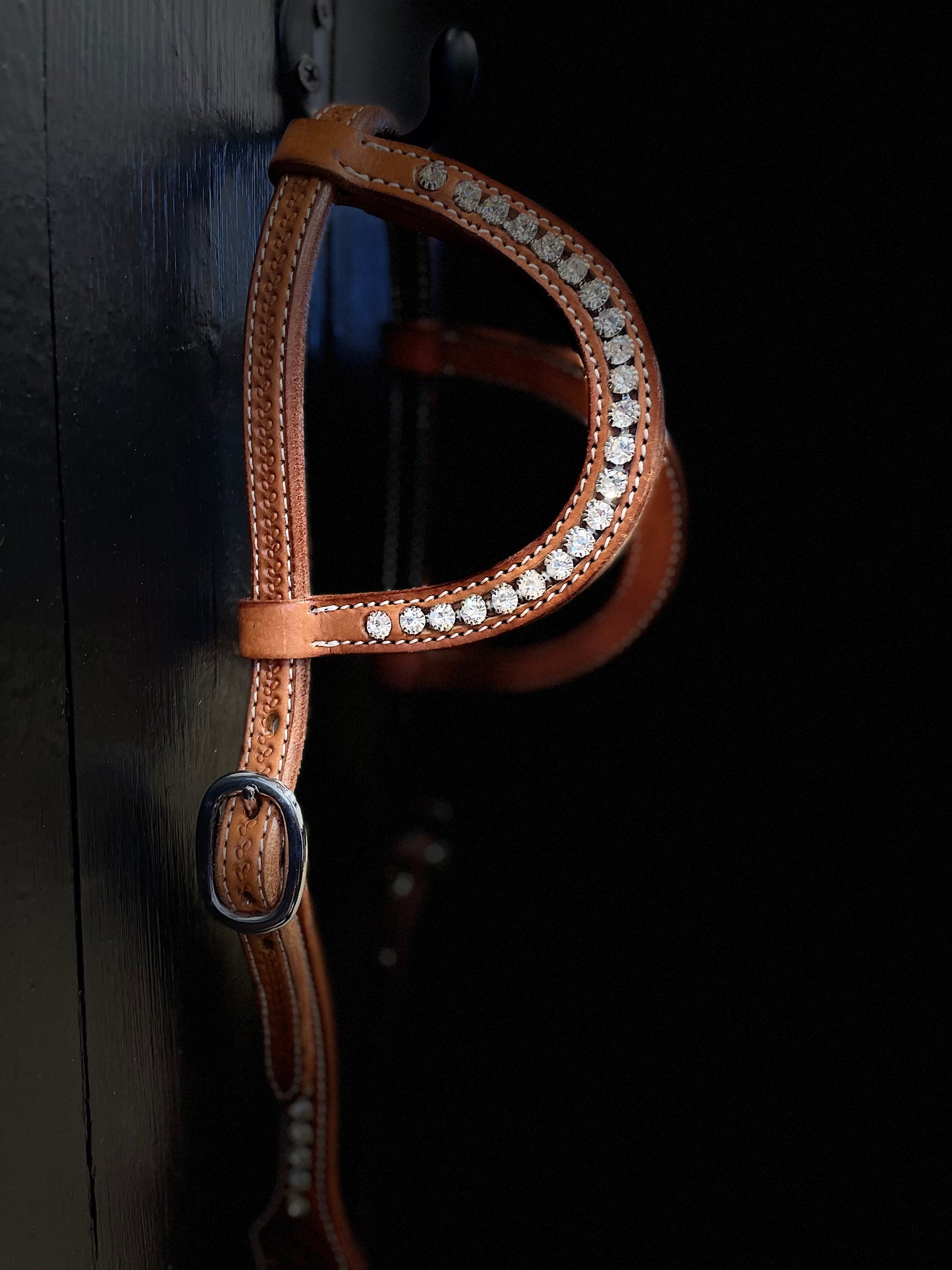 Wildwestrebell Westernträns med två one ears bling ljus