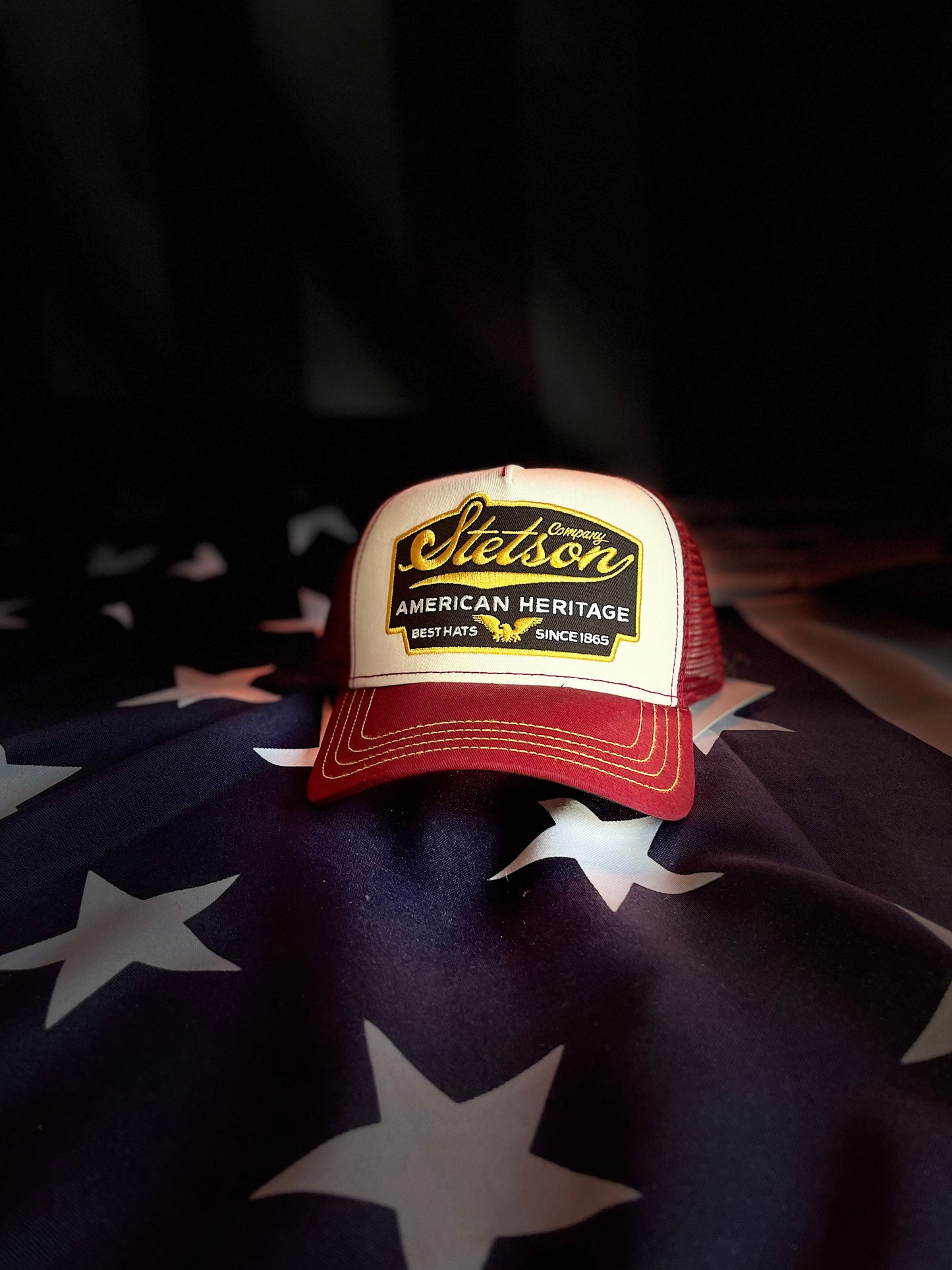 Stetson klassisk maroon