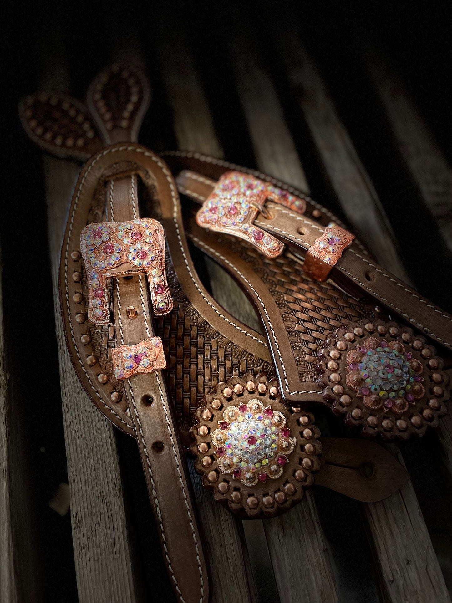 Wwr spurs leather Brown rosé dream
