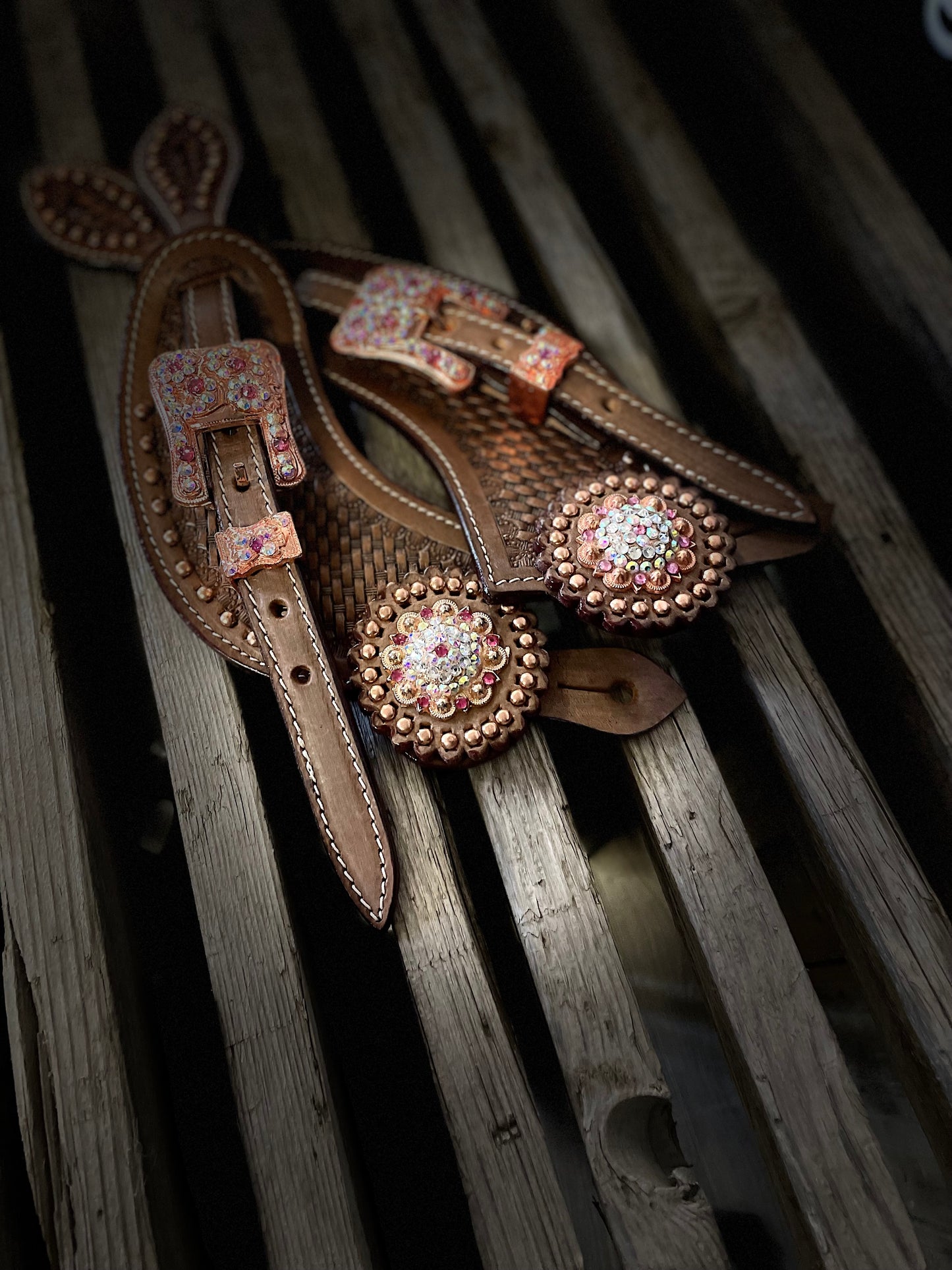 Wwr spurs leather Brown rosé dream