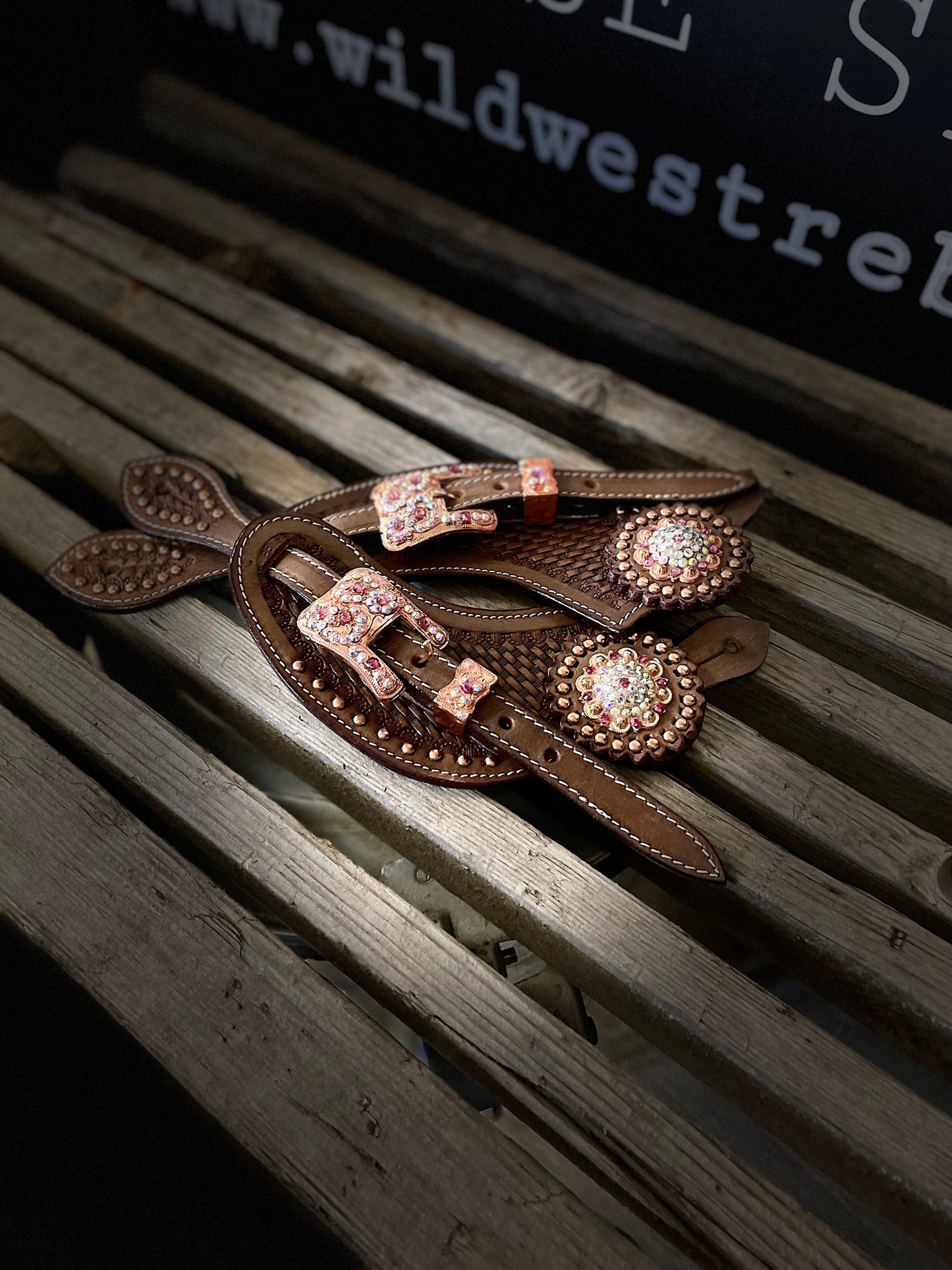 Wwr spurs leather Brown rosé dream