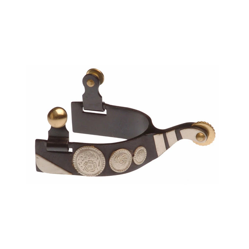 Wwr sporrar BLACK SPURS W/METAL PLATE