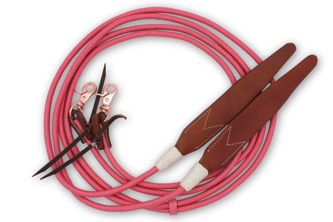 wildwestrebell Nylon tyglar rosa med rose och flap