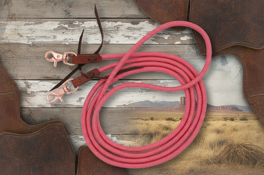 wildwestrebell Nylon tyglar rosa med rose